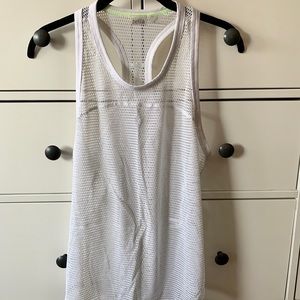 Wide Mesh Athletic Razorback Tank Top